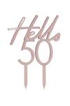 Dorothy Perkins Ginger Ray 'Fifty' Cake Topper thumbnail 1
