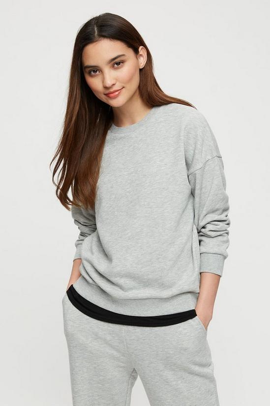 Dorothy Perkins Petite Grey Marl Sweatshirt 2