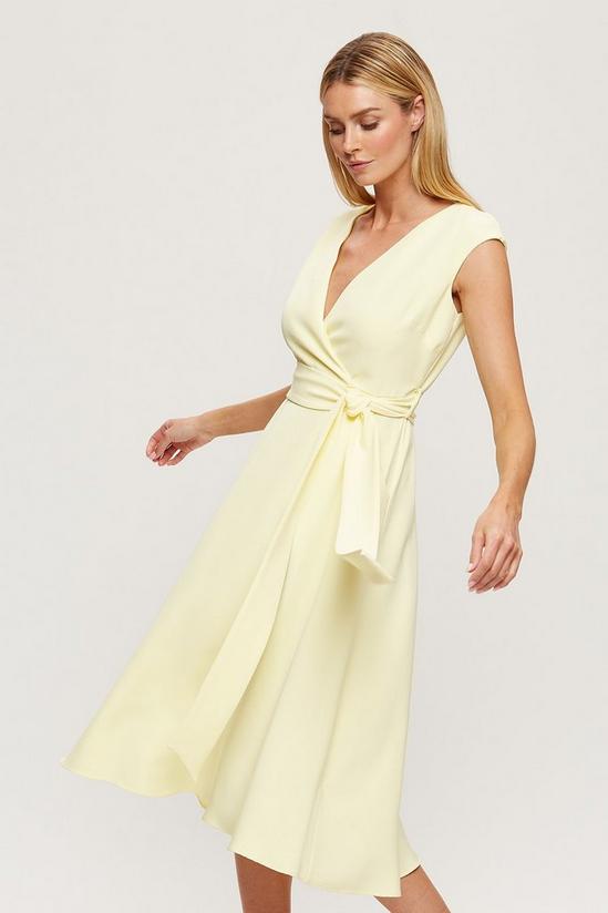 Dorothy Perkins Yellow Wrap Dress 1