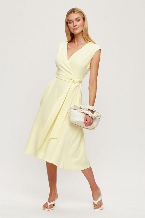 Dorothy Perkins Yellow Wrap Dress 2