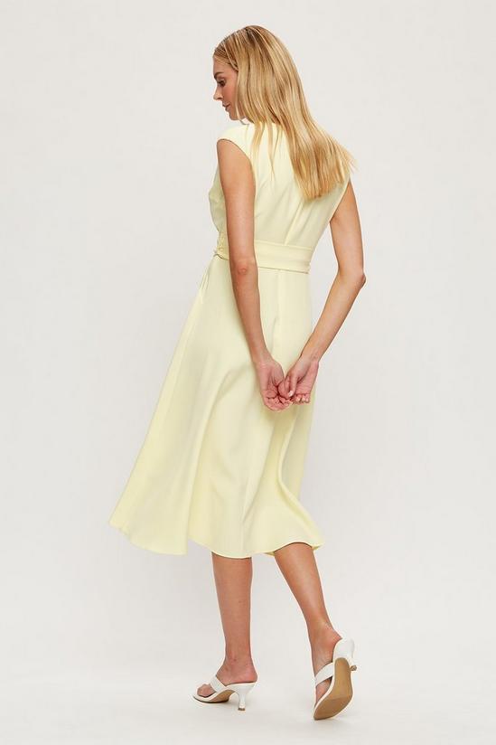 Dorothy Perkins Yellow Wrap Dress 3