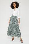 Dorothy Perkins Tall Multi Ditsy Floral Midi Skirt thumbnail 1