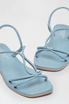 Dorothy Perkins Wide Fit Leather Blue Justine Tube Sandal thumbnail 3