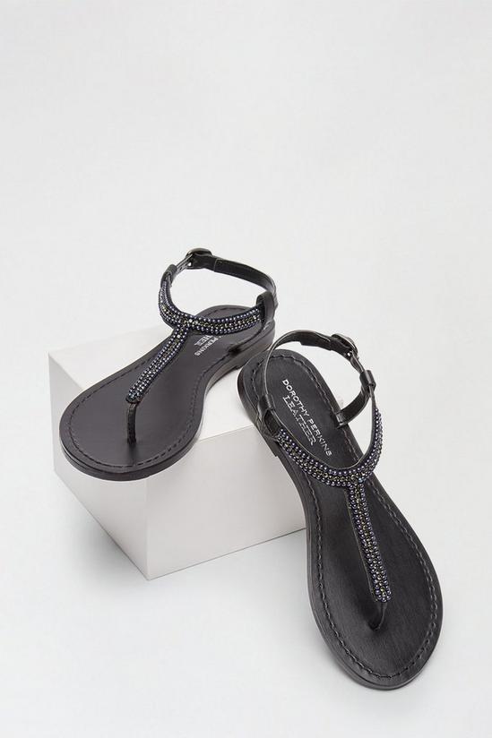 Dorothy Perkins Leather Black Jemima Embellished Sandal 3