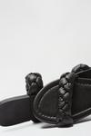 Dorothy Perkins Leather Black Jodie Plaited Strap Sandal thumbnail 4