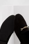 Dorothy Perkins Wide Fit Suede Black Liza Snaffle Loafer thumbnail 3