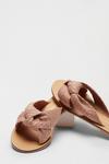 Dorothy Perkins Pink Finegan Woven Knot Mule Sandal thumbnail 3