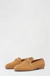 Dorothy Perkins Wide Fit Suede Tan Liza Snaffle Loafer thumbnail 2