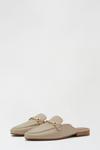Dorothy Perkins Leather Cream Liesel Backless Loafer thumbnail 2
