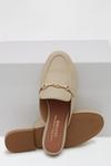 Dorothy Perkins Leather Cream Liesel Backless Loafer thumbnail 4