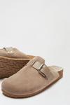 Dorothy Perkins Suede Taupe Hula Warm Lined Buckle Mule thumbnail 3