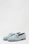 Dorothy Perkins Leather Blue Liza Snaffle Loafer thumbnail 2