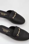 Dorothy Perkins Wide Fit Leather Black Liesel Loafer thumbnail 4