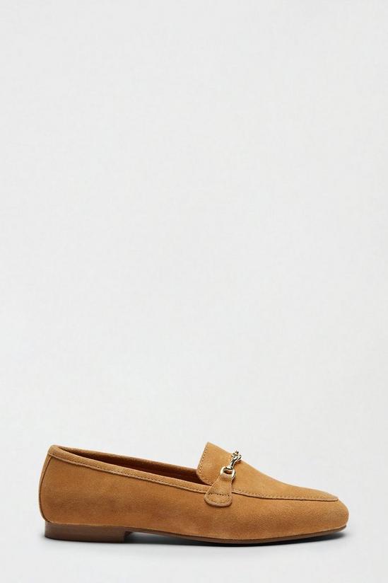 Dorothy Perkins Suede Tan Liza Snaffle Loafer 1