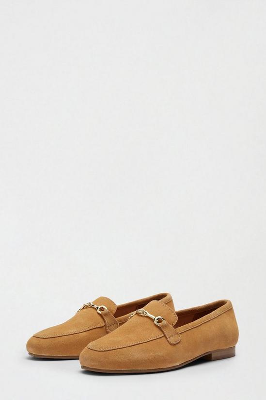 Dorothy Perkins Suede Tan Liza Snaffle Loafer 2