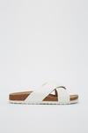 Dorothy Perkins Comfort White Flora Footbed Sandals thumbnail 2