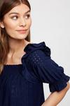 Dorothy Perkins Maternity Black Broderie Frill Top thumbnail 4