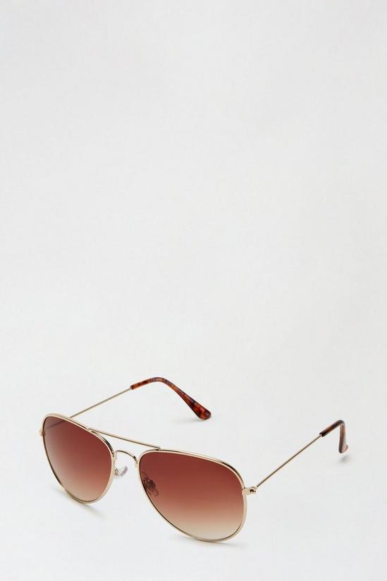 Dorothy Perkins Silver Aviator Sunglasses 2