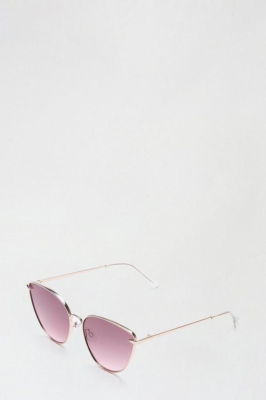 Dorothy Perkins Purple Lense Cat Eye Sunglasses 2