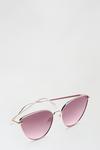 Dorothy Perkins Purple Lense Cat Eye Sunglasses thumbnail 3