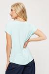 Dorothy Perkins Mint Relaxed Fit Curved Hem T-shirt thumbnail 3