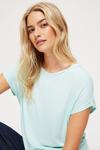 Dorothy Perkins Mint Relaxed Fit Curved Hem T-shirt thumbnail 4