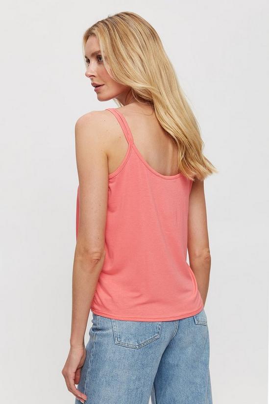 Dorothy Perkins Coral Double Strap Swing Cami 3