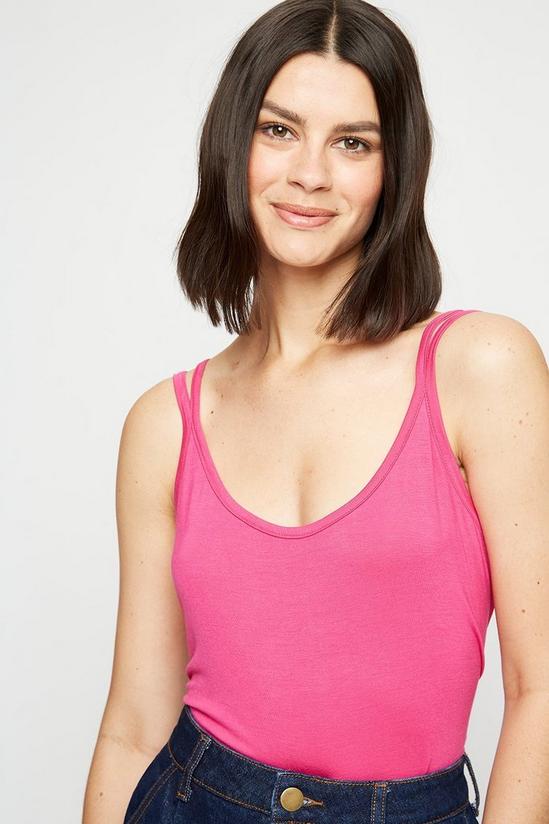 Dorothy Perkins Hot Pink Double Strap Cami Top 4