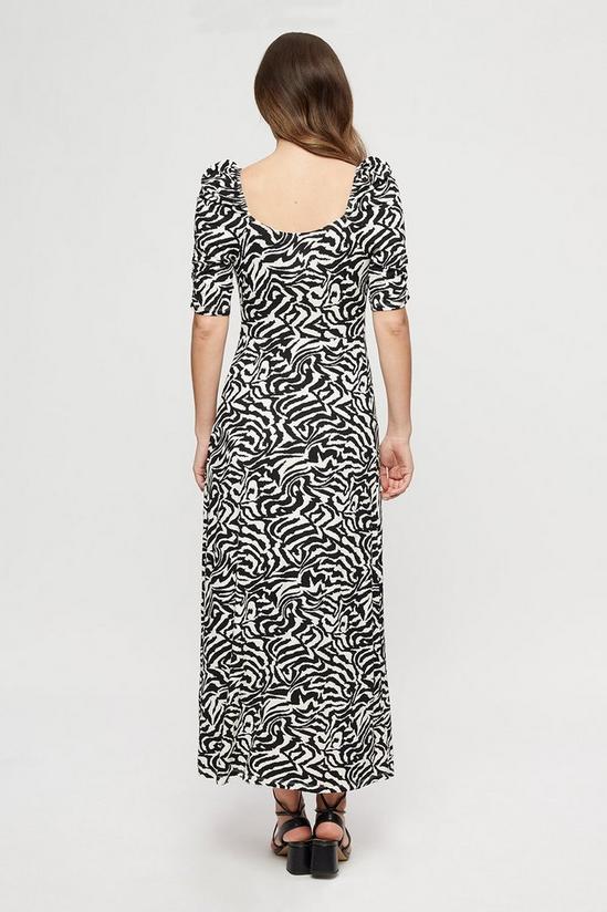 Dorothy Perkins Maternity Zebra Print Short Sleeve Midi Dress 3