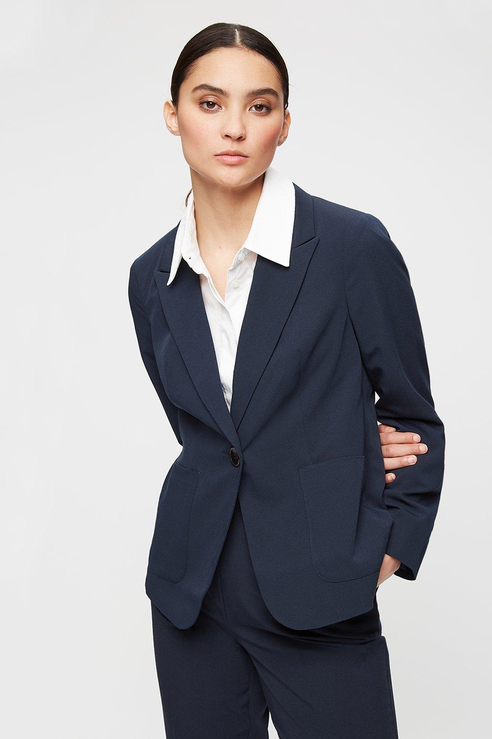 Dorothy perkins navy outlet blazer