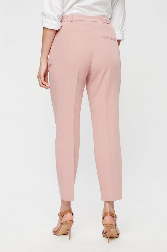 Dorothy Perkins Petite Dusky Pink High Waist Tailored Trousers 3