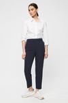 Dorothy Perkins Petite Navy High Waist Tailored Trousers thumbnail 2