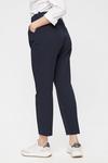 Dorothy Perkins Petite Navy High Waist Tailored Trousers thumbnail 3