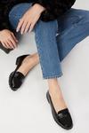 Dorothy Perkins Wide Fit Black Livia Cleated Sole Loafers thumbnail 1