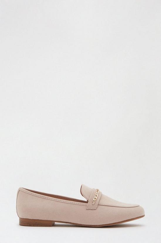 Dorothy Perkins Blush Lecily Chain Trim Loafer 1