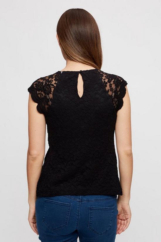 Dorothy Perkins Maternity Black Lace Shell Top 3
