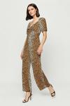 Dorothy Perkins Animal Tie Front Jumpsuit thumbnail 2