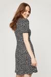 Dorothy Perkins Mono Ditsy Floral Empire Fit And Flare Dress thumbnail 3