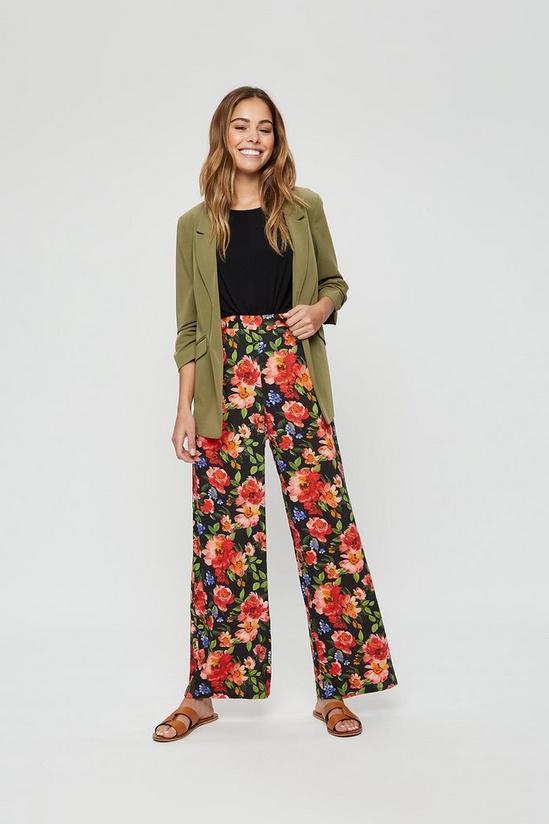 Dorothy Perkins Bright Floral Wide Leg Trouser 1