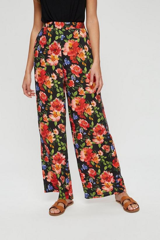 Dorothy Perkins Bright Floral Wide Leg Trouser 2