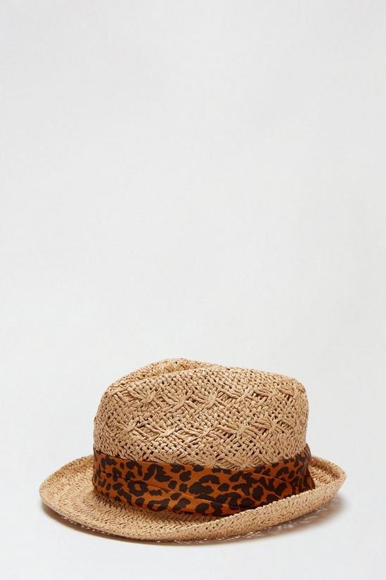Dorothy Perkins Natural Leopard Wrap Trilby 2