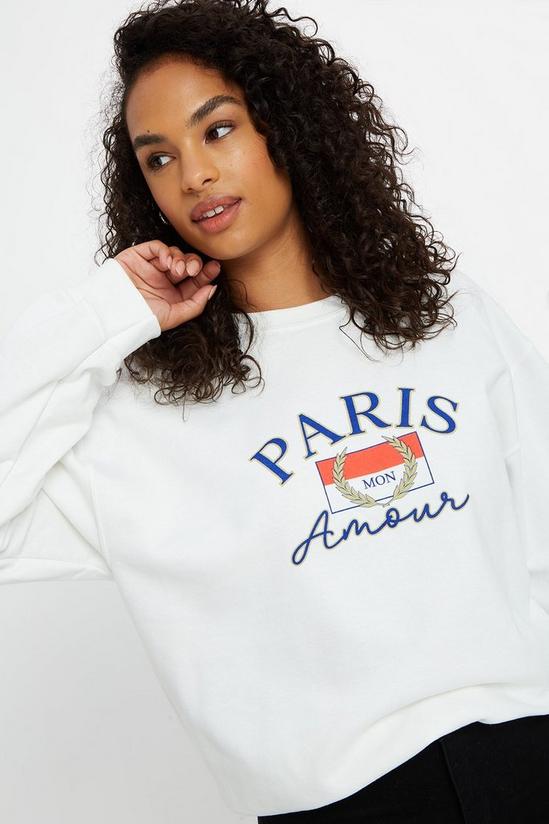 Dorothy Perkins Paris Amour Slogan Sweatshirt 1
