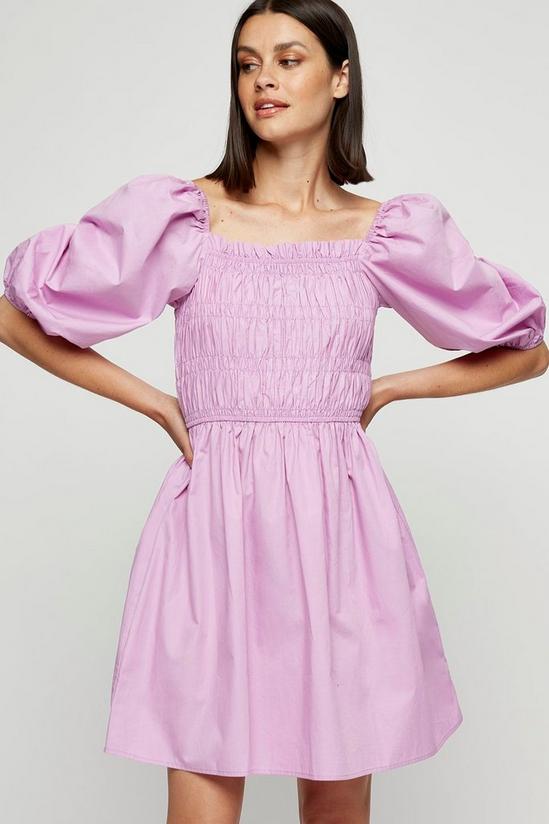 Dorothy Perkins Lilac Shirred Mini Dress 2