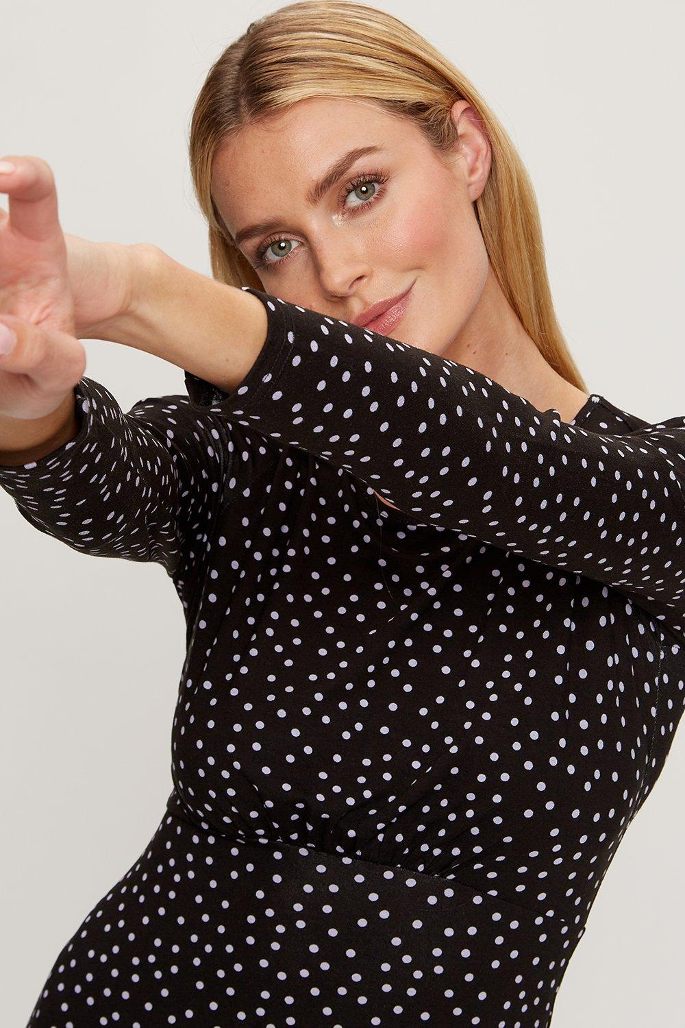 Dorothy perkins hot sale spotty dress