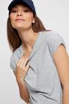 Dorothy Perkins Maternity Grey Marl Short Sleeve T-shirt thumbnail 4