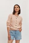 Dorothy Perkins Cable Detail Button Cardigan thumbnail 2