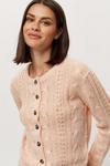 Dorothy Perkins Cable Detail Button Cardigan thumbnail 4