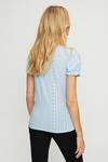 Dorothy Perkins Maternity and Nursing Blue Broderie Button Top thumbnail 3