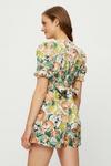 Dorothy Perkins Floral Washed Playsuit thumbnail 3