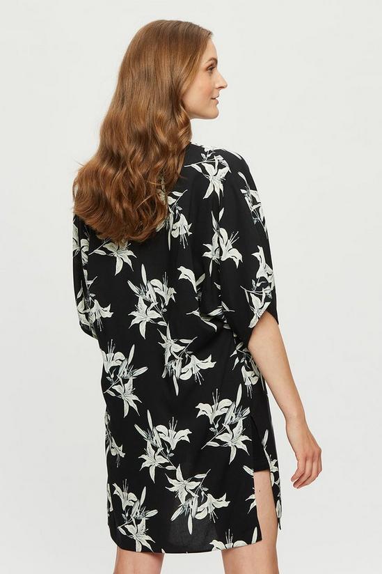 Dorothy Perkins Mono Tropical Short Sleeve Cover Up 3